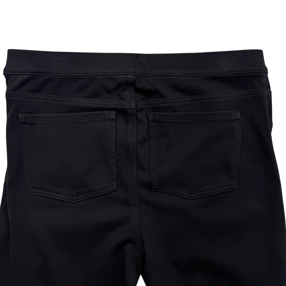 NEW Spanx Leggings Women XL Black Cropped Denim Style Pull On Stretch NWT - Picture 4 of 14